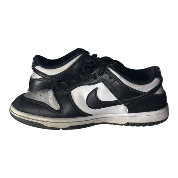 Nike Dunk Low Panda GS CW1590-100 Black White Size 1.5Y Boys Sneakers - Picture 6 of 8